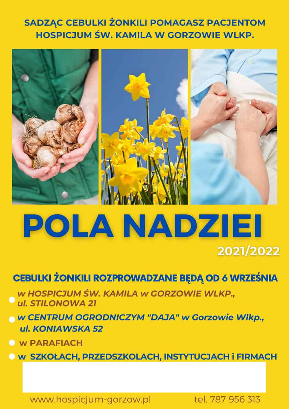 Pola Nadziei 2021 2022 Stowarzyszenie Hospicjum św Kamila