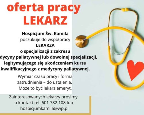 OFERTA PRACY dla LEKARZA