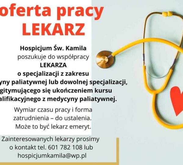 OFERTA PRACY dla LEKARZA