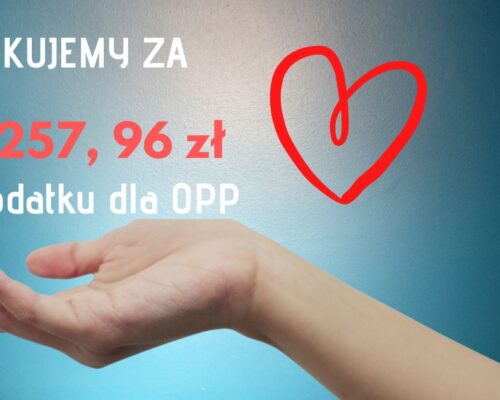 Wpływy dla Hospicjum z podatku od osób fizycznych