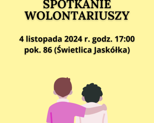 SPOTKANIE WOLONTARIUSZY 4.11.2024