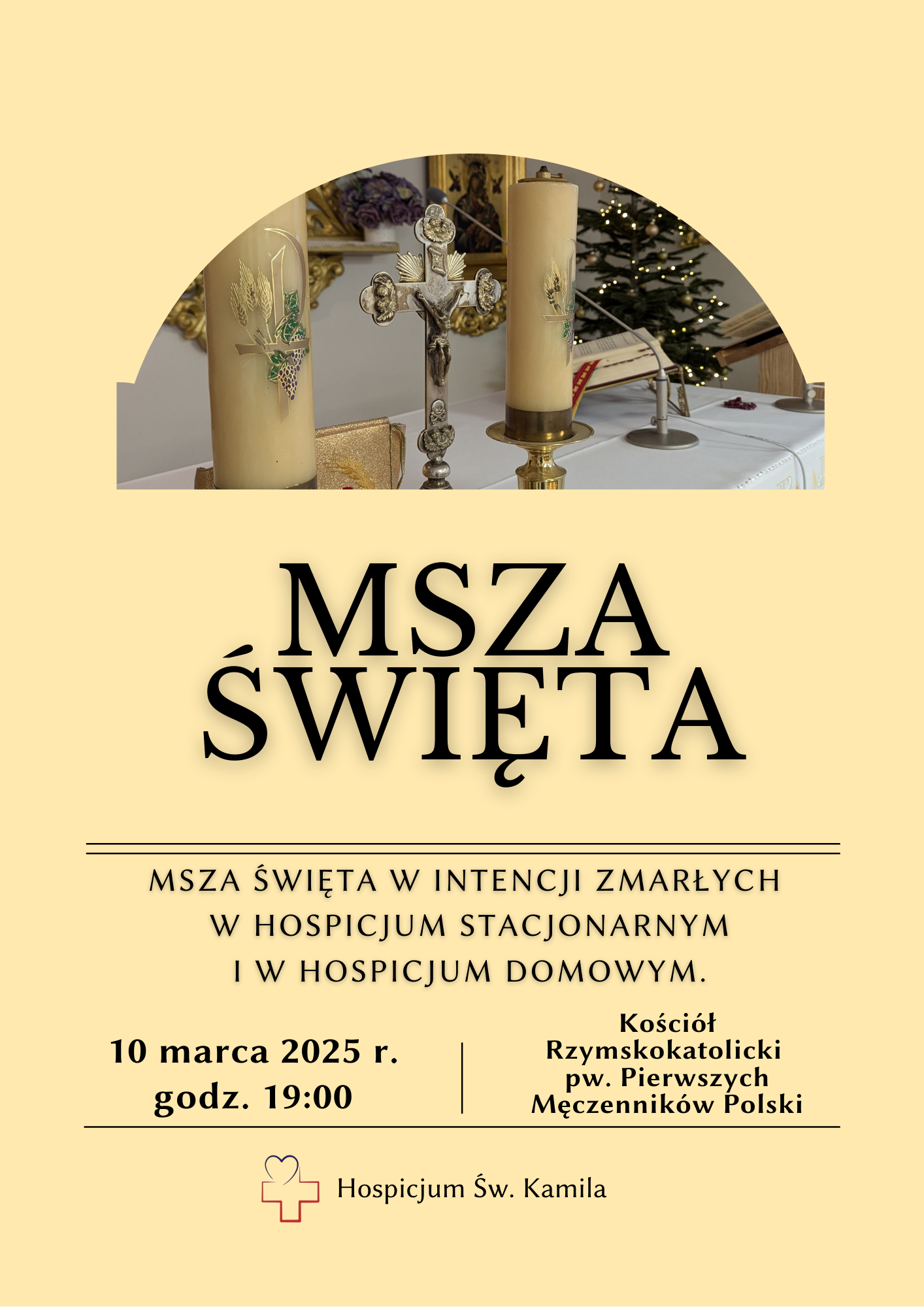 10 marca godz. 19:00 Msza święta za Zmarłych