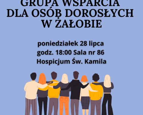 28 lipca – spotkanie grupy wsparcia w żałobie