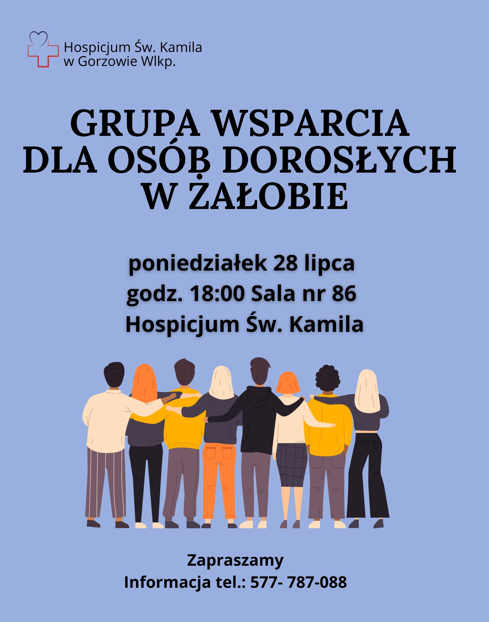 28 lipca – spotkanie grupy wsparcia w żałobie