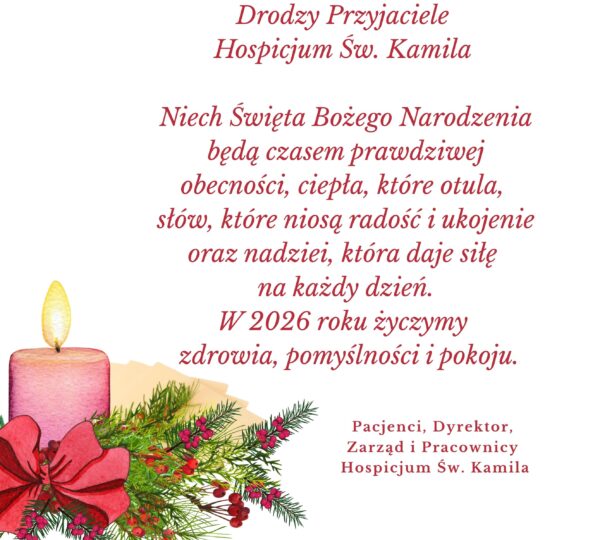 Życzymy spokojnych świąt