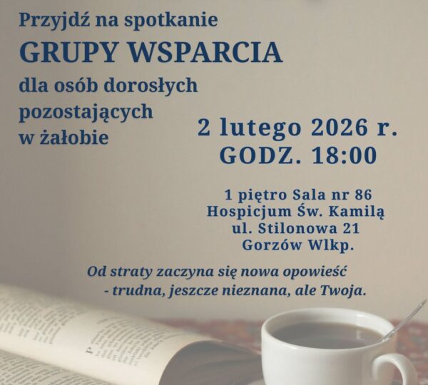spotkanie grupy wsparcia – 2 lutego 2026