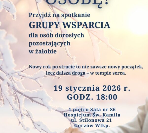 spotkanie grupy wsparcia – 19 stycznia