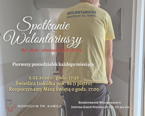 spotkanie wolontariuszy 2 marca