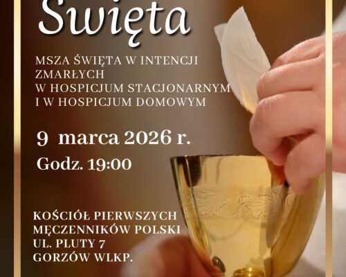 Msza św. za zmarłych – 9 marca