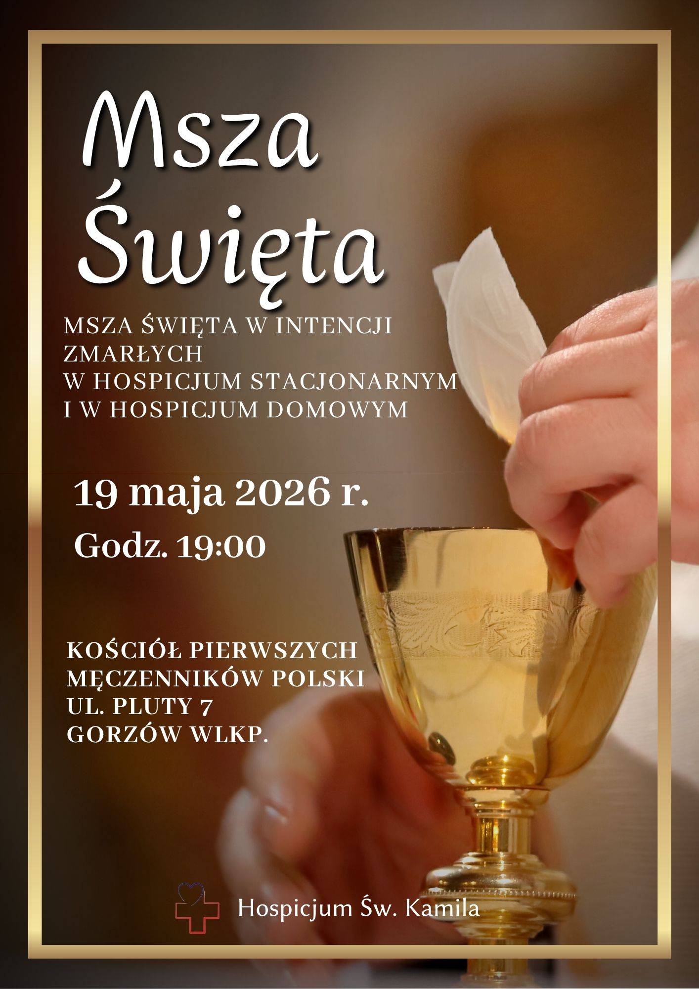 Msza Św. za Zmarłych  – termin 19 maja